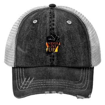 Discover never give up Trucker Hats