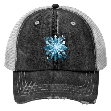 Discover Winter Snowflake Trucker Hats