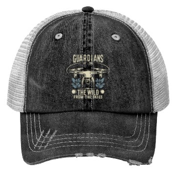 Discover Drone Pilot Grandpa Gift Idea Old Man with a Drone Trucker Hats