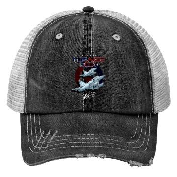 Discover Dassault Mirage 2000 French Vintage Multi-Role Fig Trucker Hats
