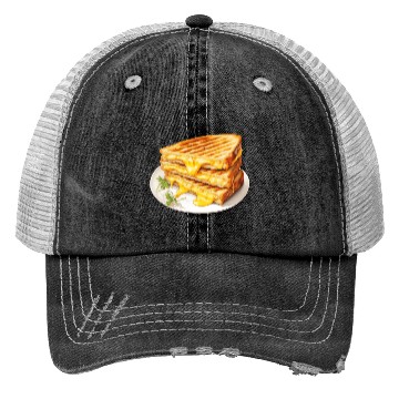 Discover Plate of Grilled Cheese Sandwich Trucker Hats