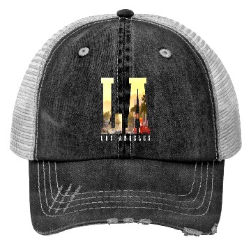 Discover Los Angeles California LA Gift Trucker Hats