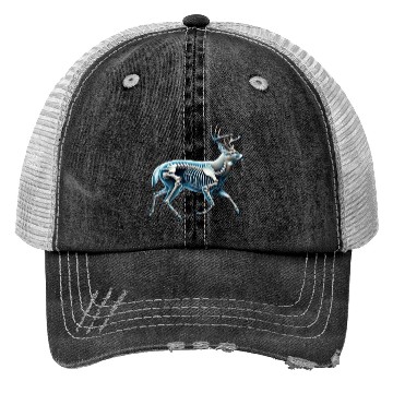Discover Deer Skeleton Anatomy Trucker Hats