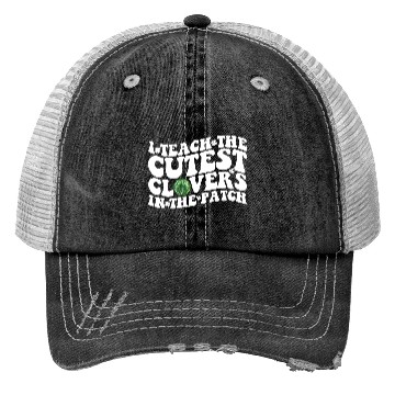 Discover I Teach The Cutest Clovers In The Patch Disco Ball Trucker Hats