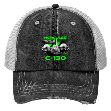 Discover C-130 Hercules Military Aircraft Trucker Hats