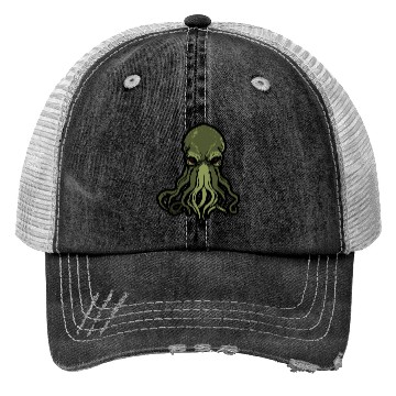Discover Cthulhu! The Stars are finally right! Trucker Hats