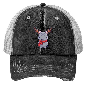 Discover Deer or Hippo Trucker Hats