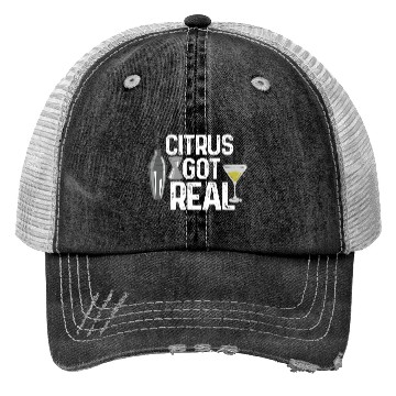 Discover Bartender Citrus Got Real Trucker Hats