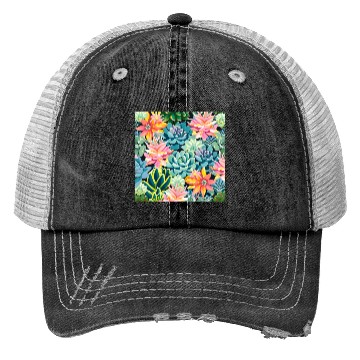 Discover Succulent Garden Trucker Hats