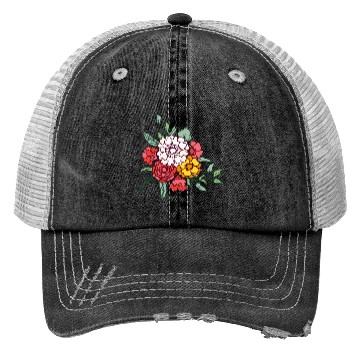 Discover Flower Design: Blossom with Elegance Trucker Hats