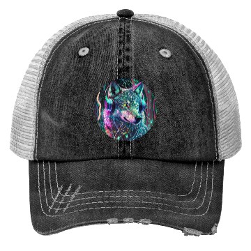 Discover Electric Wilderness Glow 4 Trucker Hats