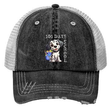 Discover Dabbing Dog's 101 School Days: A Spotty Comedy! Trucker Hats