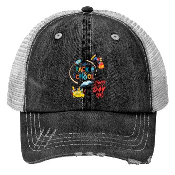 Discover Happy First Day Back To School Trucker Hats