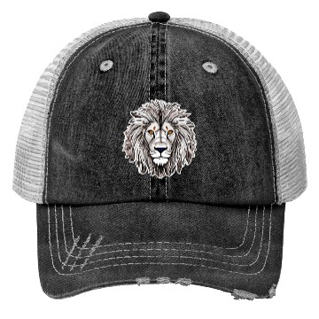 Discover Lion Forest Trucker Hats