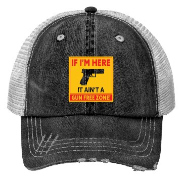 Discover Gun Lover 2nd Amendment Pro Gun Gun Control Trucker Hats