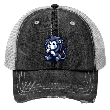 Discover Sad lion Trucker Hats