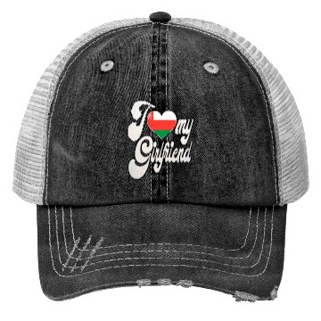 Discover OmanI Love My Omani Girlfriend Trucker Hats