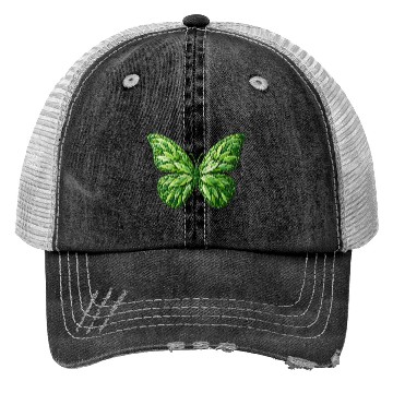 Discover Verdant Leafwing Monarch Butterfly Trucker Hats