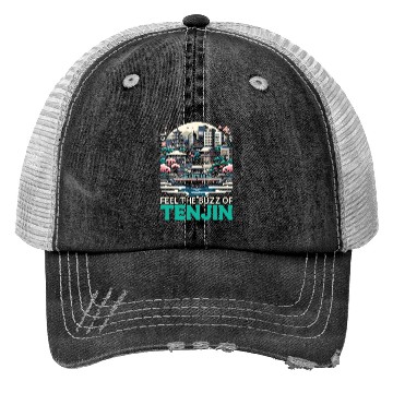 Discover Fukuoka Japan Country Travel Vacation Japanese Trucker Hats