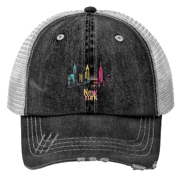 Discover New York City Skyline Trucker Hats