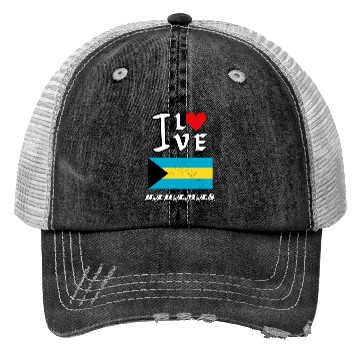 Discover I Love Bahamas Trucker Hats