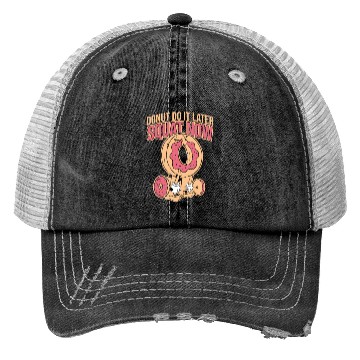 Discover Fitness Donut Donut Gym Trucker Hats