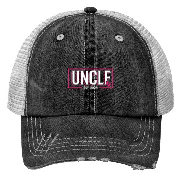 Discover Uncle Est 2025 Baby Birth Babysitting Babysitter Trucker Hats