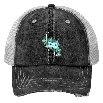 Discover A Teal Rose Love Affair Trucker Hats