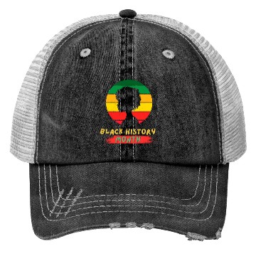 Discover Black history month Trucker Hats