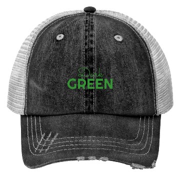 Discover dark green color Trucker Hats