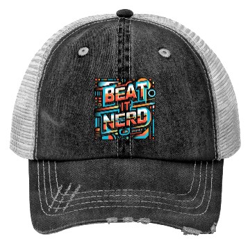 Discover Beat it Nerd 11 Trucker Hats