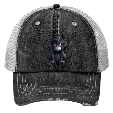 Discover Cute Monkey for Kids for a Kid Trucker Hats