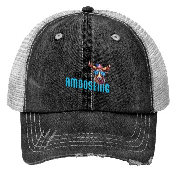 Discover Not Amooseing Cool Moose Trucker Hats