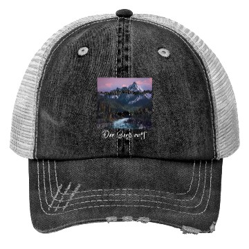 Discover the mountain is calling Trucker Hats