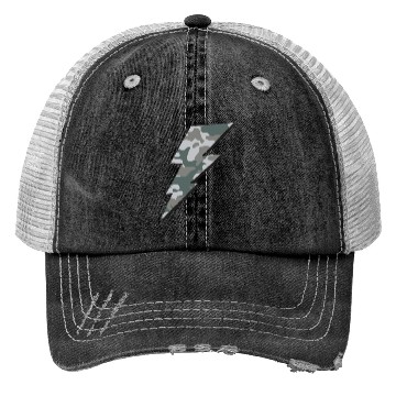 Discover Camo Bolt Trucker Hats
