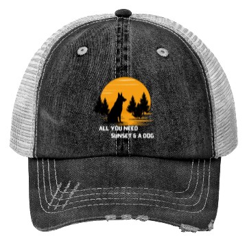 Discover German Shepherd Dog Lover & Owner Trucker Hats