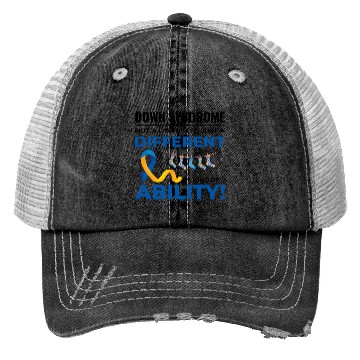 Discover Down Syndrome Awareness Different Ability Trucker Hats