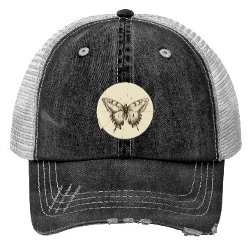 Discover Butterfly pencil sketch Trucker Hats