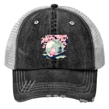 Discover Sakura Serenity Trucker Hats