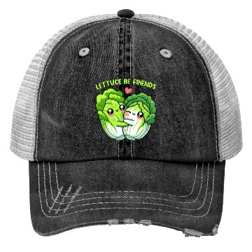 Discover Lettuce Be Friends | Vegan Food Trucker Hats
