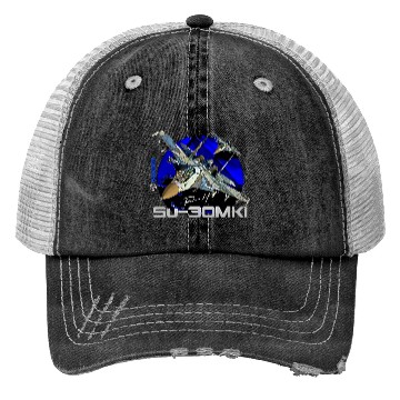 Discover Sukhoi SU-30 MKI Russian Fighterjet Trucker Hats
