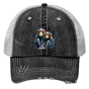 Discover Cute Monkey for Kids for a Kid Trucker Hats