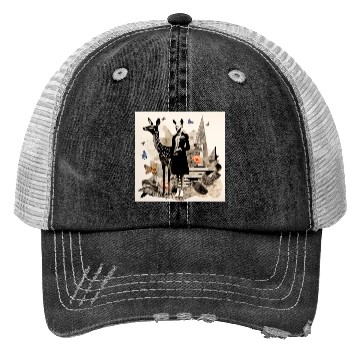 Discover Deer Emily 1 Trucker Hats