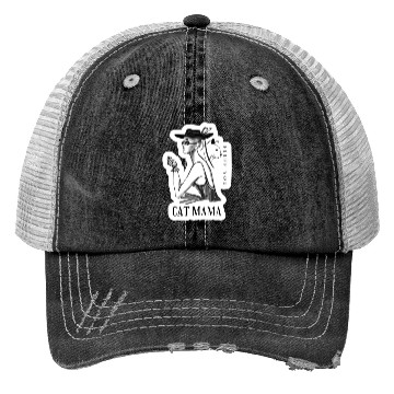 Discover Cat Mama Trucker Hats