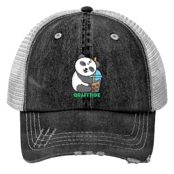 Discover Time for a drink with panda cute panda Trucker Hats