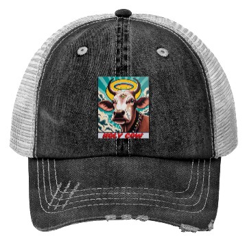Discover Holy Cow Humor Funny Comics Trucker Hats