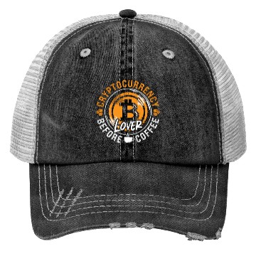 Discover Cryptocurrency Lover Before Bitcoin Coffee Lover Trucker Hats