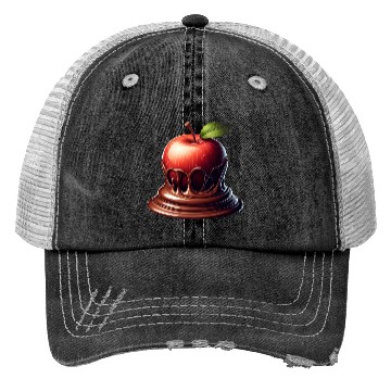 Discover Chocolate Apple Fusion Melting Design Trucker Hats