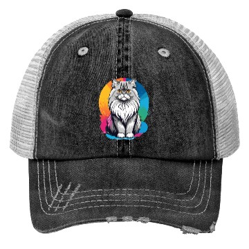 Discover Persian Cat Trucker Hats