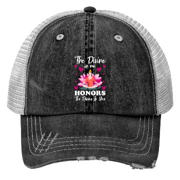 Discover Yoga Peace Spiritual Spirit Trucker Hats